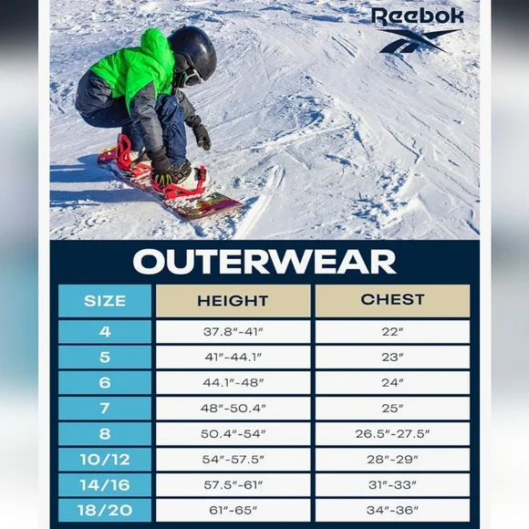 Reebok Boys Puffer Lightweight Quilted Full Zip Vest SIZE XL (18/20 Years) - Picture 7 of 9